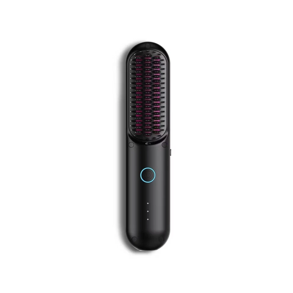 TYMO Porta Pro Wireless Hair Straightening Brush - Black
