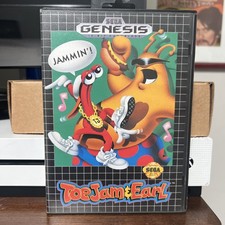 ToeJam & Earl Sega Genesis Complete In Box With Manual CIB 1991 Tested