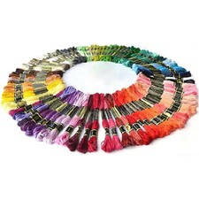 100x Anchor Stickgarn Sticktwist 8m Multicolor Farblich Sticken Nähgarn Set DE