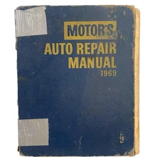 MOTOR'S Auto Repair Service Manual 1963-1969 Illustrated 32nd Ed Hardcover 1969