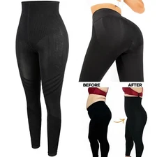 Women's Shapewear Leggings Anti Cellulite Slim Pants Yoga Long Push Up Buttocks