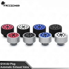 Air Plug Automatic Exhaust Valve Drain G1/4" Adjustable Fitting Pressure Release