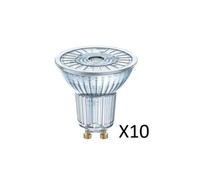 10 StüCk Osram Led GU10 4,3W(50W) 827 350Lm 36°