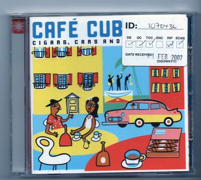 (JG817) Cafe Cubana, Cigars Cars & Cuban Bars, 16 tracks various artist- 2002 CD
