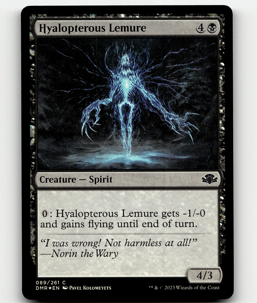 MTG Hyalopterous Lemure FOIL Dominaria Remastered Common MTG Hyalopterous Lemure FOIL Dominaria Remastered Common