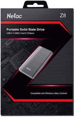 Netac 1TB Externe SSD Festplatte | Solid State Drive USB 3.0 Hochwertig Schnell