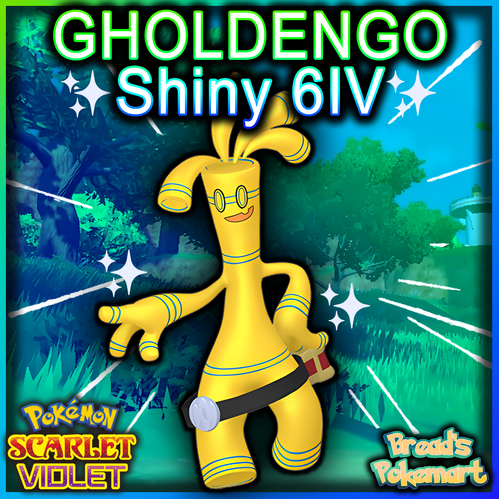 Shiny Celesteela 6IV Pokemon S/M US/UM Sword/shield Fast 