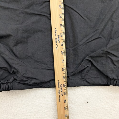 Swingster Jacket Mens Medium USA Stanley Door Systems Windbreaker Black Retro - Picture 7 of 8