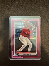2024 Bowman Chrome Capri Ortiz 1st Bowman Pink Refractor /199 BCP-73