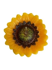 Floating Candle Lot Of 16 Sunflowers Yellow Flower Seasonal Decor *Read Descript