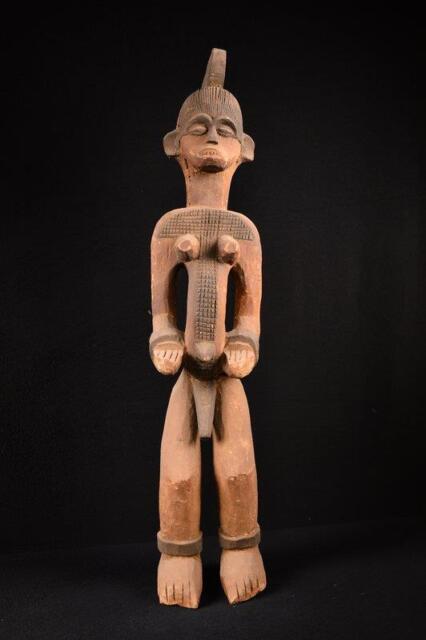 21476 An Authentic African Igbo Female Statue Nigeria