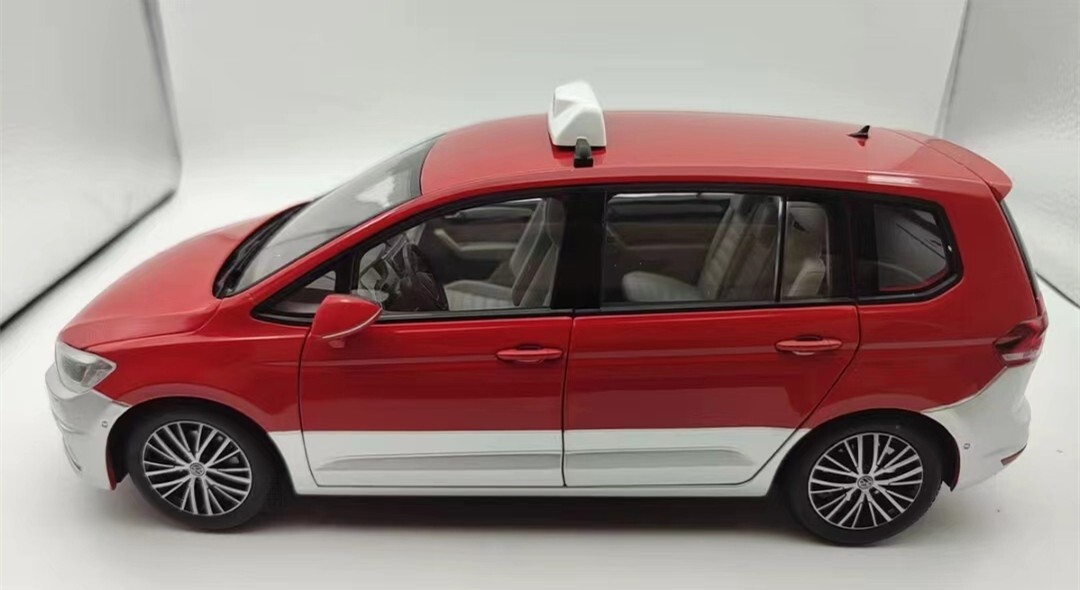 1/18 Volkswagen All New Touran L TAXI car model RED | eBay