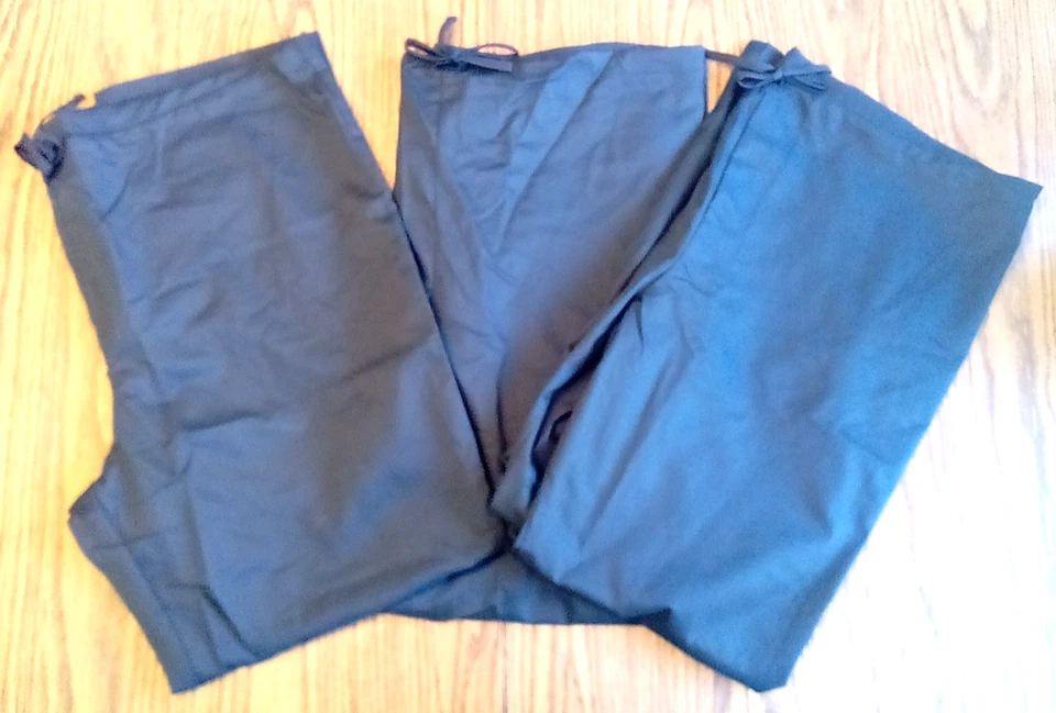 Lote 3 NUEVOS Pantalones Exfoliantes Marca Vital Threads Ropa de Trabajo Negros - XL Foto 3 de 4