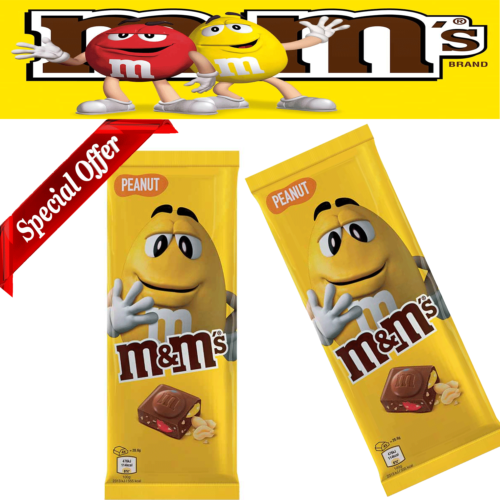 M&M's Crunchy Peanut & Milk Chocolate 165g *IF YOU BUY 2 YOU WILL RECEIVE 4 * - 第 1/4 張圖片