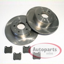 Bremsscheiben Ø 286 mm + Bremsbeläge hinten für Saab 900
