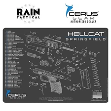 Springfield HELLCAT Handgun Mat Cerus Gear Grey