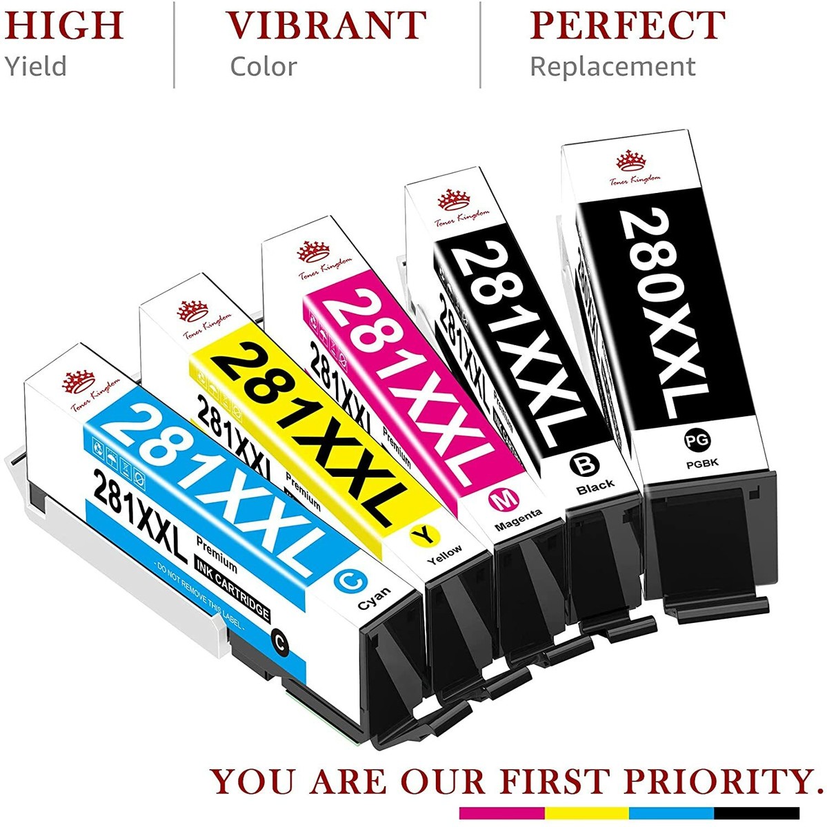 Cartuccia Nera Per TR7520 TR8520 Cartuccia Di Inchiostro PGI-280 XXL Per Stampanti Canon Pixma – Compatibile Con TR7520, TR8520, TS6120, TS6220 E Altri Cartuccia Nera Stampante - Foto 8