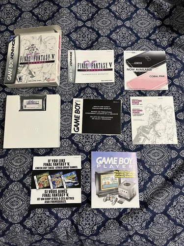 Final Fantasy V Advance Nintendo Game Boy Advance 100% Complete Great Condition