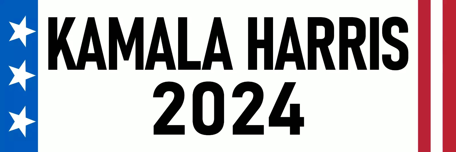 Kamala Harris 2024 Sticker Decal for president