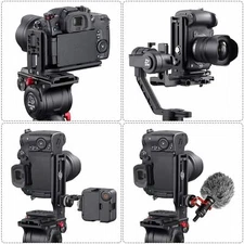 DSLR Camera L Bracket Vertical Horizontal Switching Tripod Quick Release Plate
