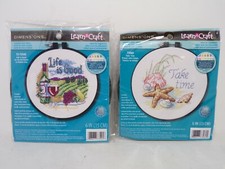 Dimensions Counted Cross Stitch Kit TAKE TIME 73060  Life Is Good 72-73545