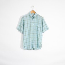 Vintage 70s Arrow Button Up Shirt 15.5 / M - Short Sleeve Sanforized Distressed