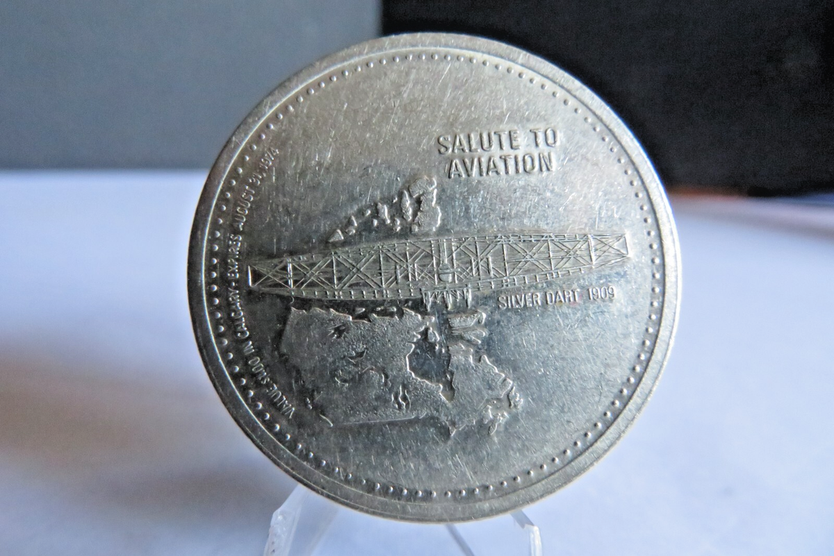 1974 Calgary Stampede® Dollar “Salute To Aviation” Silver Dart
