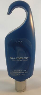 AVON Hair & Body Wash BLUE RUSH FOR MEN 5 oz