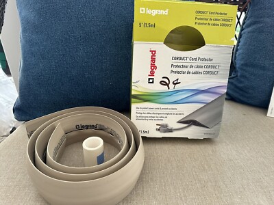 Home Safe Legrand Corduct Overfloor Cord Protector (Wiremold CDI-5) 5 Ft Ivory