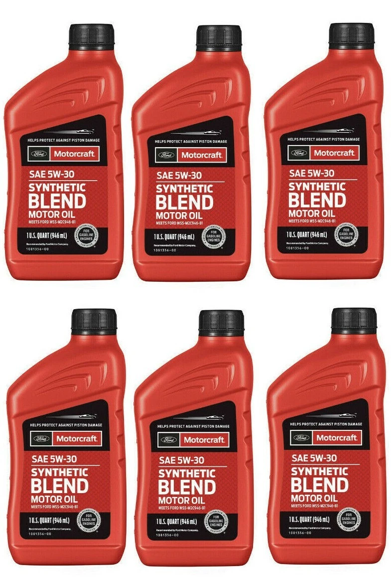 Motorcraft SAE 5W-30 Synthetic Blend Motor Oil XO-5W30-Q1SP, 42% OFF