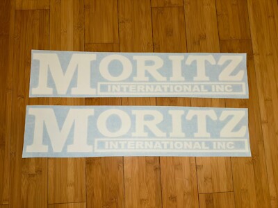 Moritz International Inc Trailers Decal Kit (Set of 2) White Trailer 36  Sticker