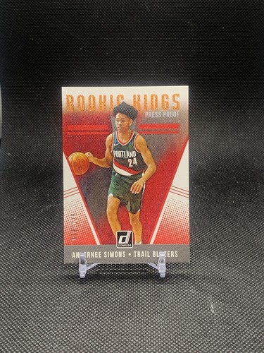 2018 Panini Donruss Basketball Press Proof Orange Anfernee Simons #12