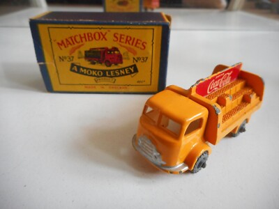 Matchbox Moko Lesney Karrier Bantam 2 Ton ''Coca COla'' in Orange in Box
