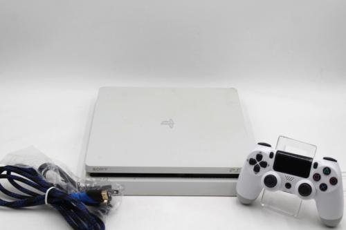 PlayStation 4 Slim White 500GB + Controller+ HDMI + Power Cord