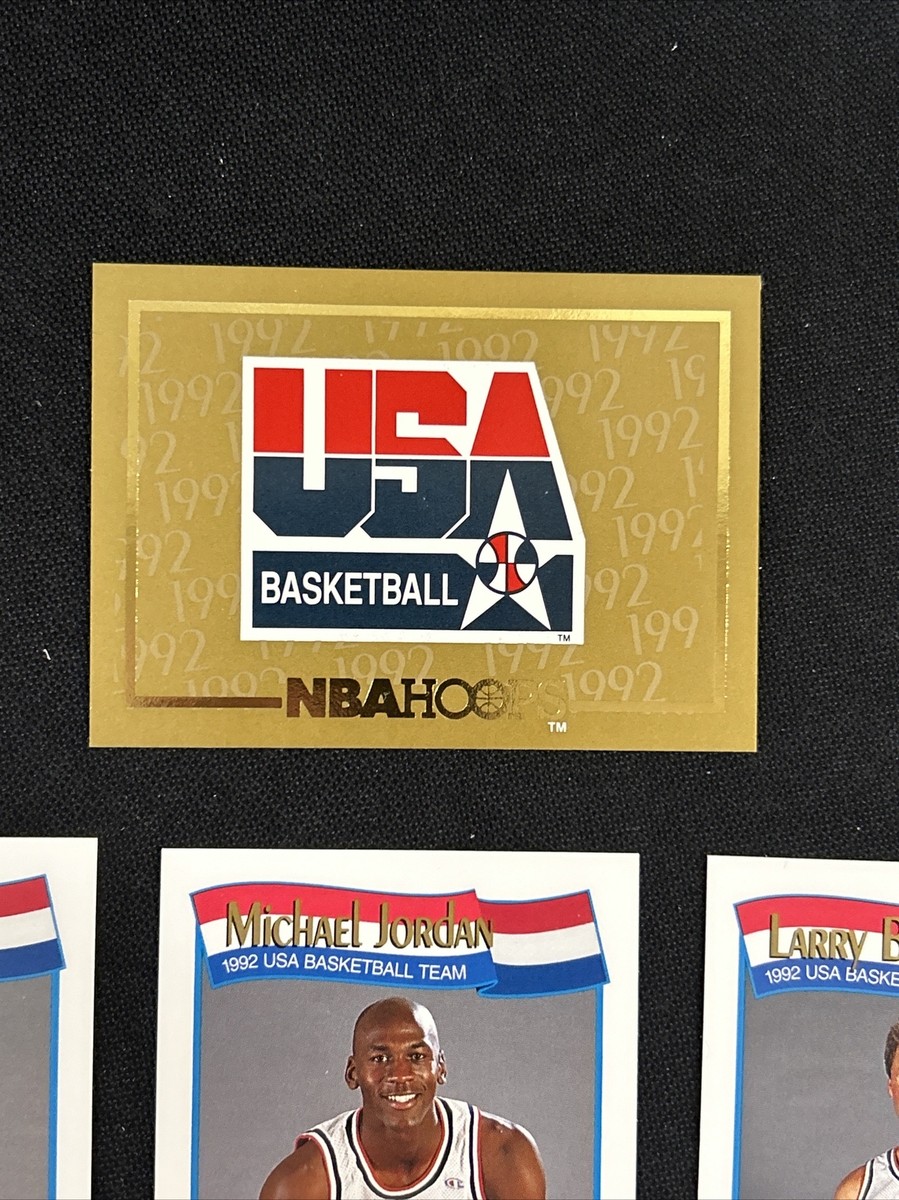 1991 NBA Hoops USA Dream Team Olympic 15 Card Mint Set Michael