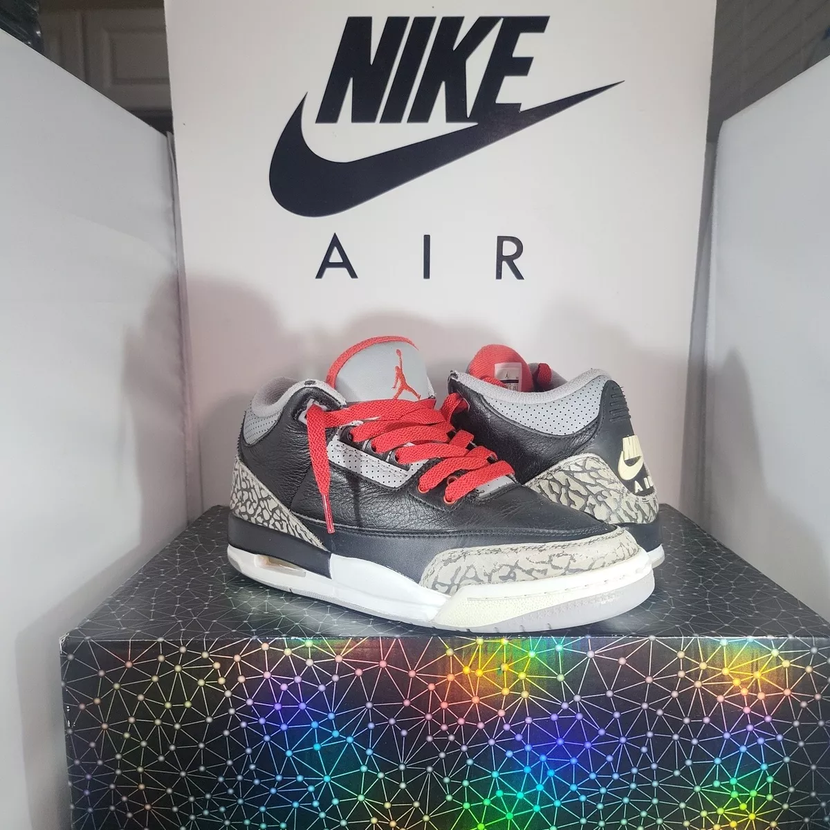 【未使用品】AIR JORDAN 3 RETRO OG Black Cement