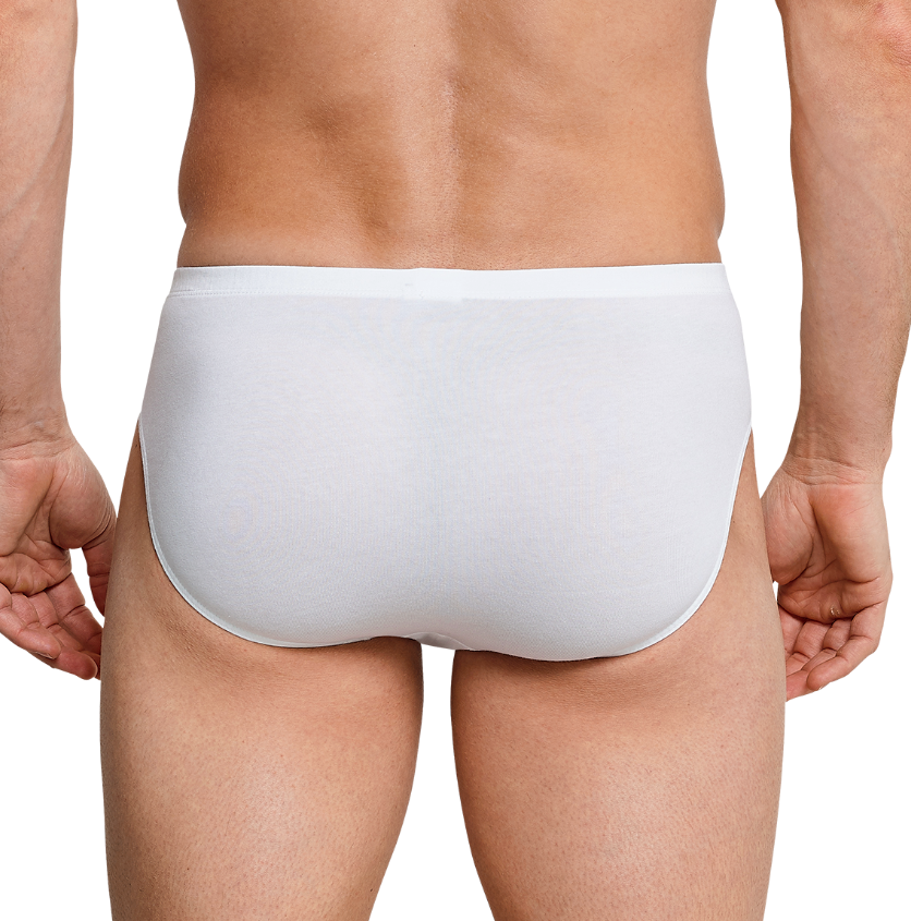 3er PACK SCHIESSER HERREN SLIPS SUPERMINI WEISS/SCHWARZ Gr. S M L XL