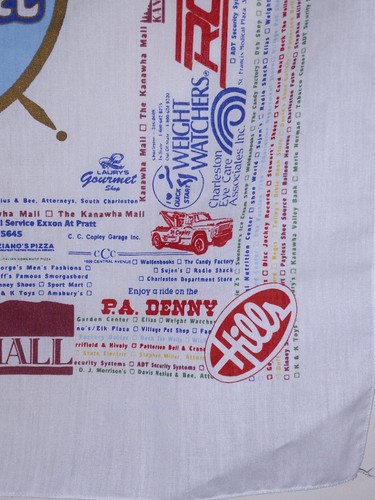 Vintage Charleston West Virginia Sternwheel Regatta Bandana New Old Stock - Picture 2 of 9