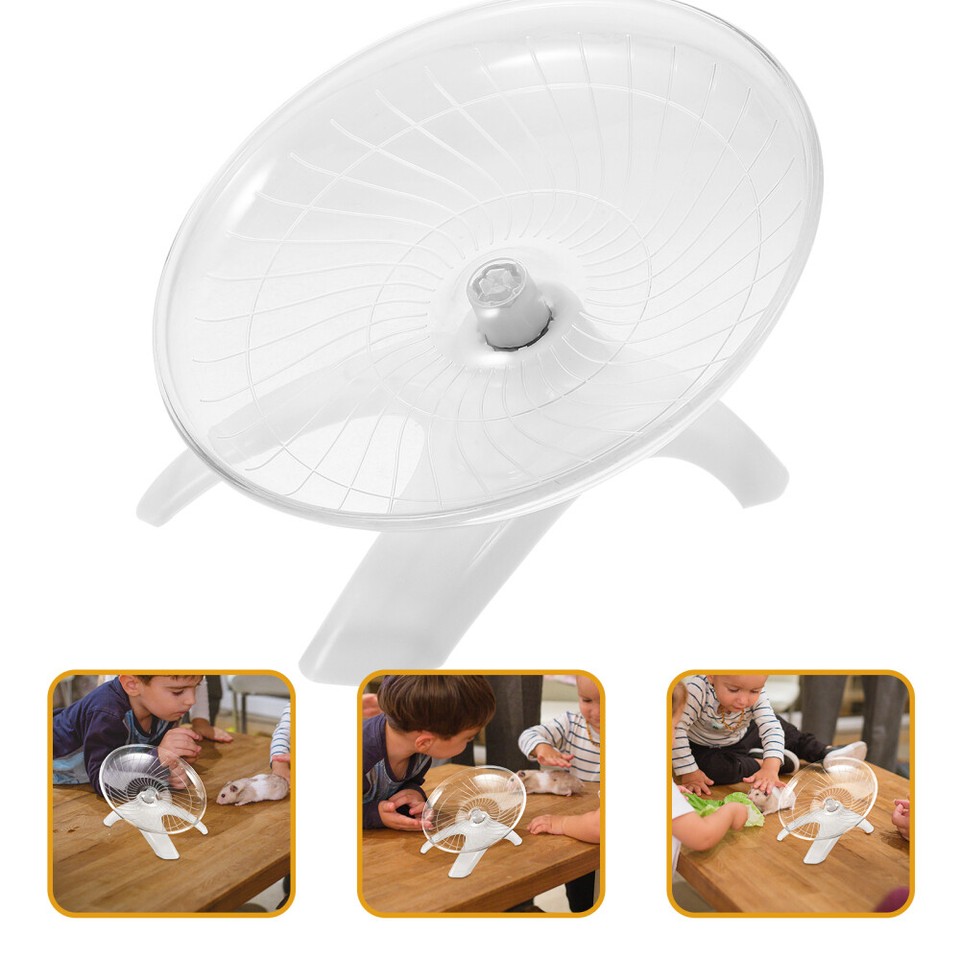 SUPVOX Hamsterlaufrad – 20,3 Cm Durchmesser, Leise, Aus Kunststoff, Für Hamster, Mäuse & Kleine Nager, Stehend Oder Käfigmontierbar