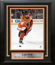 Gritty Skating Down the Ice Philadelphia Flyers 8x10 Framed Hockey Mascot Photo