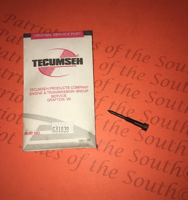 1 Tecumseh Idle Mixture Screw Part 631838 eBay