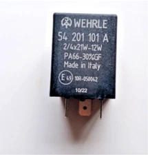 Wehrle 61311371909 / WES54201101A  3-Pin Hazard Warn / Turn Signal Flasher Relay