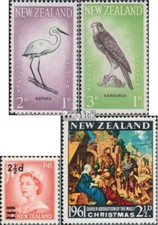Timbres nouvelle-zélande 1961 Mi 416-417,418,419 (complète edition) oblitéré 196