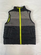 Andy & Evan Toddler Black/Gray Full Zip Vest Size 3T