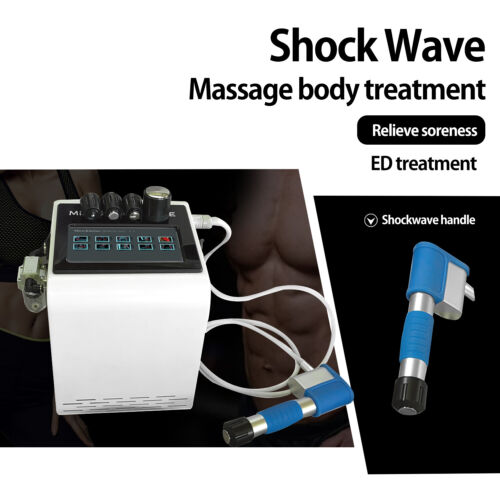 Machine de thérapie par ondes de choc pneumatiques radiales soulagement de la douleur par ondes de choc traitement ED - Photo 1 sur 11