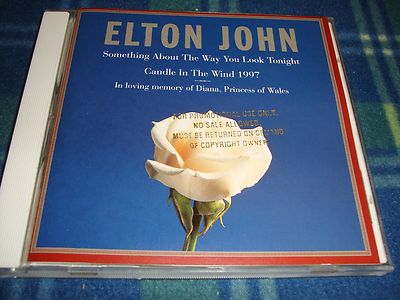 Elton John Something About The Way You Look Tonight promo cd