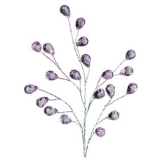 Set of 4 Lavender Acrylic Gem 8-1/2" Accent Sprays for Corsages and Accenting
