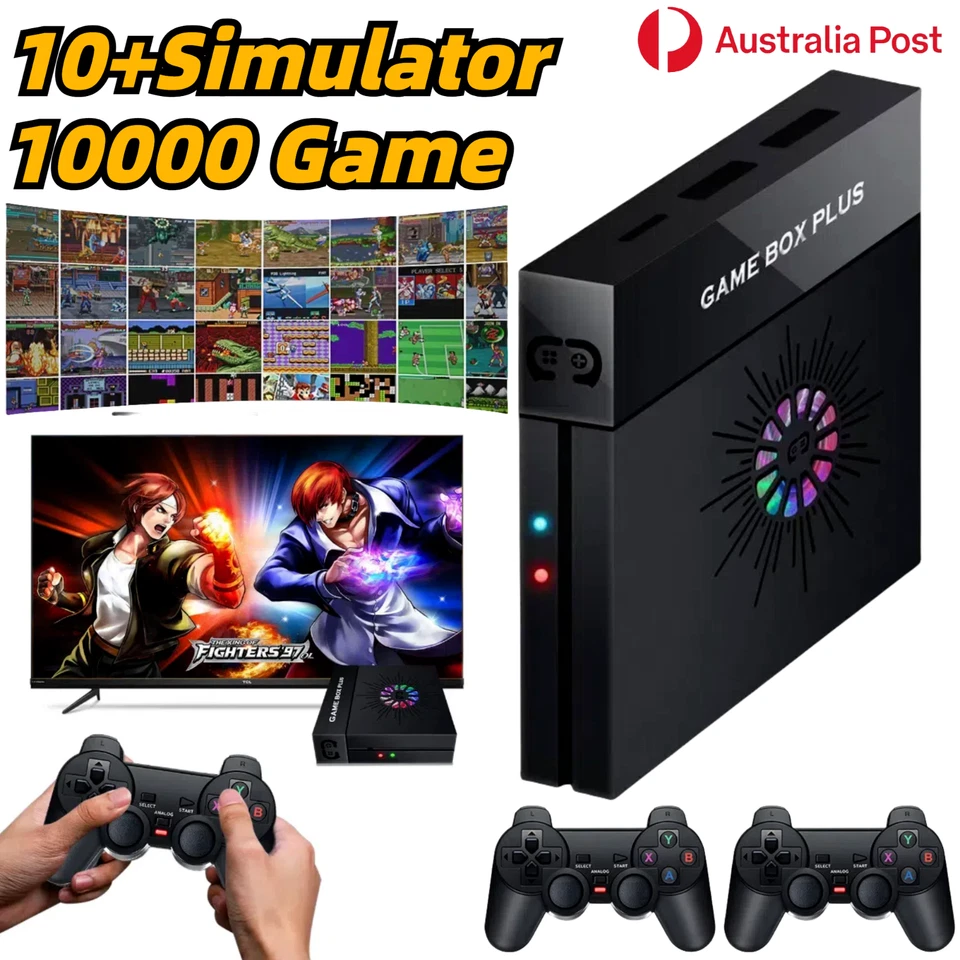 X6S Box Game Console 10000+ Games Retro Video TV Gaming Wireless HDMI HD 128GB