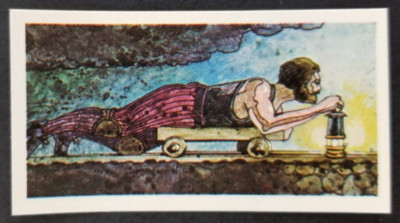 Miner's Safety Lamp 1975 Inventions Brooke Tea Midgee Card #21 (NM)
