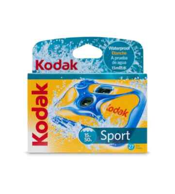 Kodak Sport Waterproof Up to 50 ft Camera 27 EXP, Underwater Camera Exp 07/24